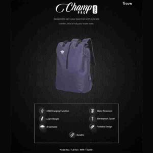 Trovo, Champ Pro Plus Backpack